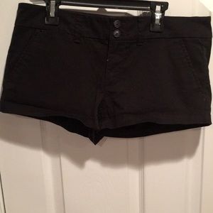 Black Khaki Shorts